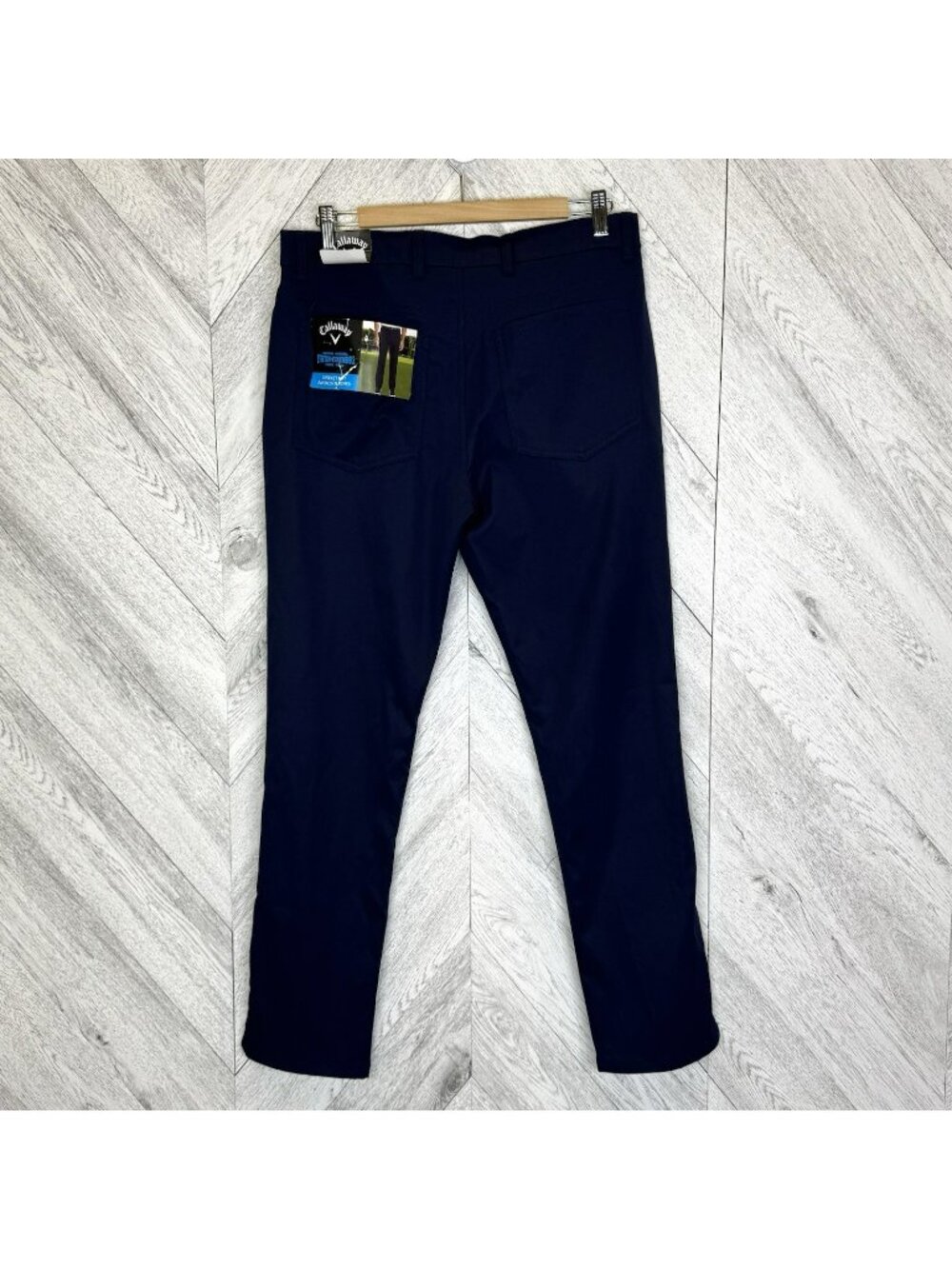 Callaway Golf 5 Pocket Pants Mens Size 32x30 Navy Blue Performance Stretch NWT